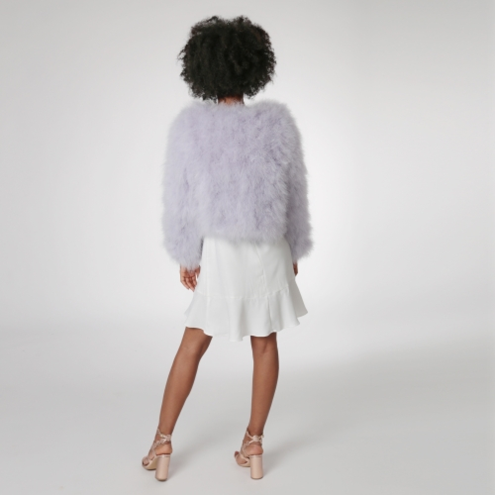 Lavender bolero jacket top